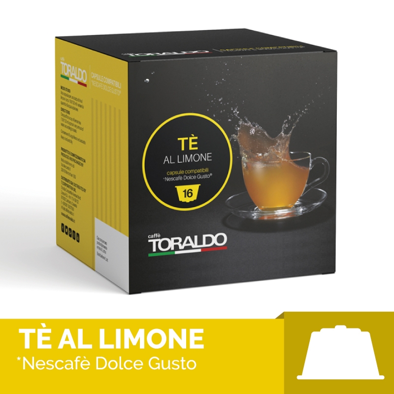Capsule Compatibili Nescafè Dolce Gusto* - Tè Limone 8 Box (128 pezzi)