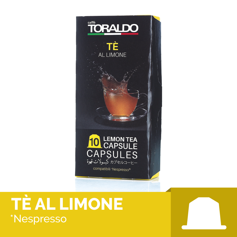 Capsule Compatibili Nespresso* - Tè al Limone 30 Astucci (300 pezzi)