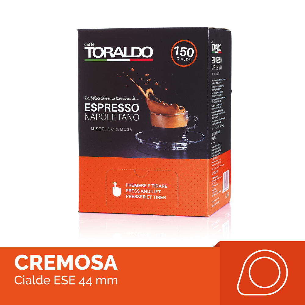 200 CIALDE CAFFÈ TORALDO FORTE & CREMOSO ESPRESSO NAPOLETANO + KIT