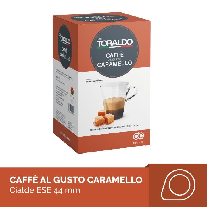 Cialde Caffè Toraldo miscela Crema di Napoli ESE 44 mm (150 Unità