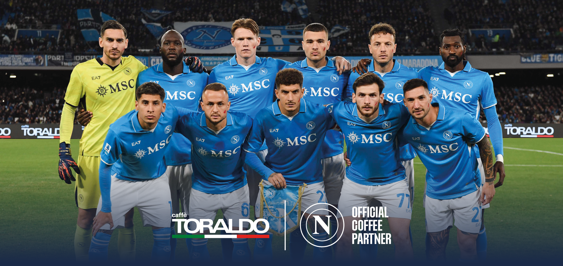 La SSC Napoli rinnova la partnership con Caffè Toraldo